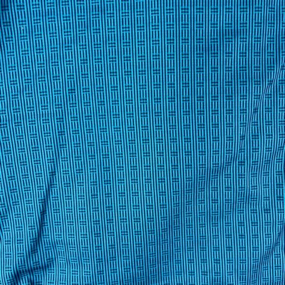 Bugatchi Shirt Mens XXL Shaped Fit Casual Button Up Blue Geometric L Sleeve NWT - Picture 3 of 10